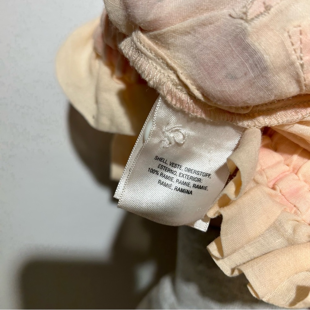 Anthropologie Cream Wide Leg Pants - Picture 8 of 8